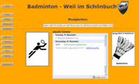 Badminton - Weil im Schnbuch