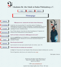 Akademie fr alte Musik in Wrttemberg - Altdorf