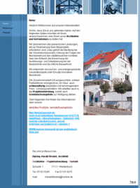 Architektur - Projektentwicklung - Vertrieb - Waldenbuch